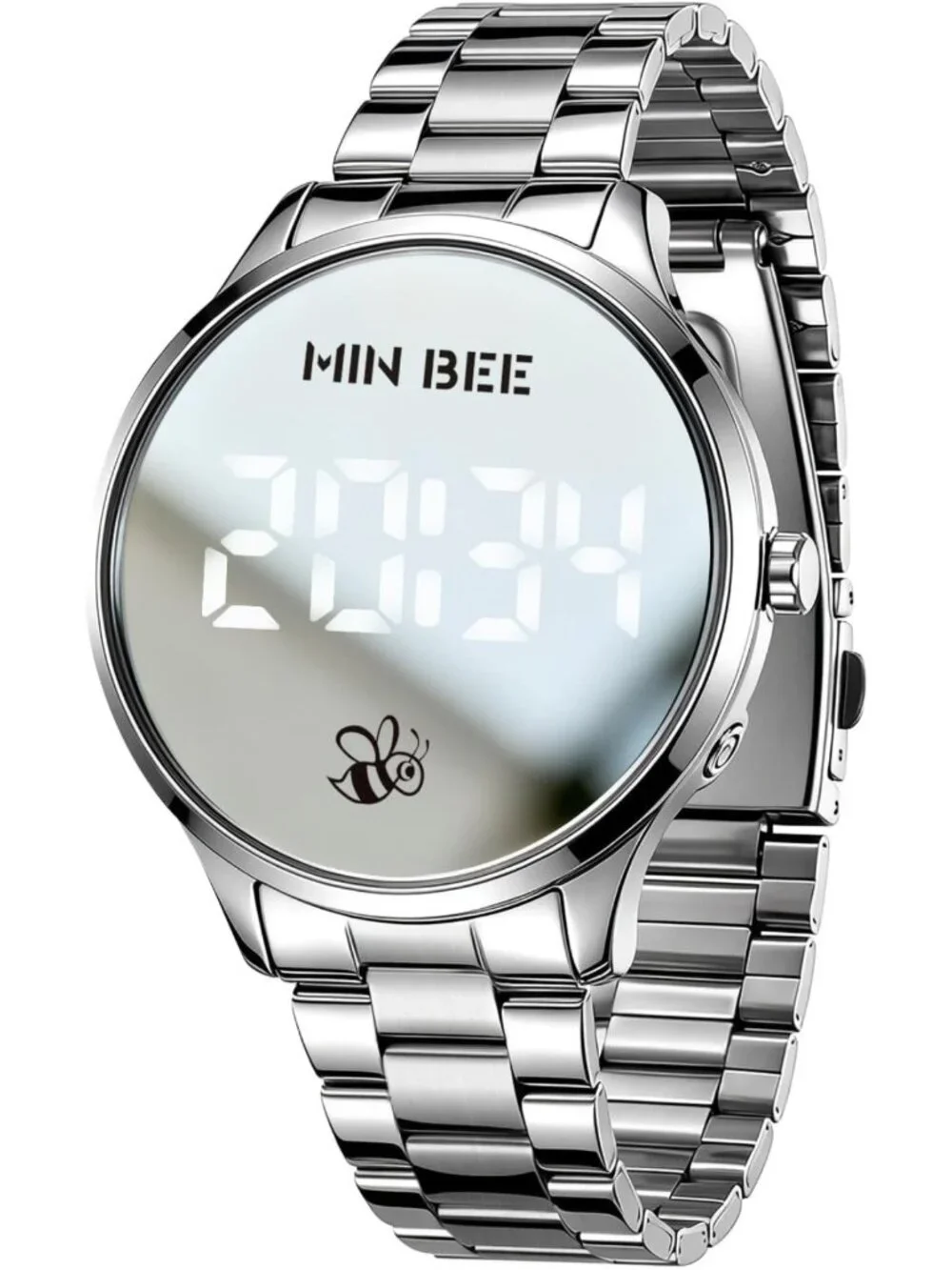 Stylish Large Face Digital Watch for Men & Women - Non-Smart Wrist Timepiece